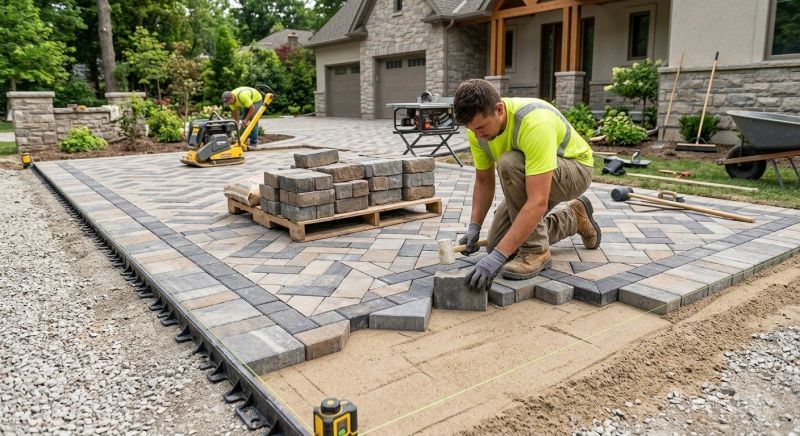 Slate Pavers Installation in Fairfield County, CT